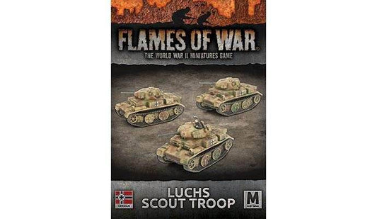 Flames of War: German Luchs (Panzer II) Scout Troop (Mid War) - 