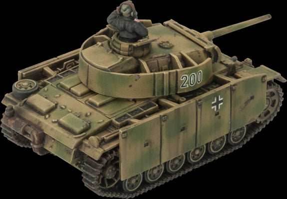 Flames of War: German Panzer III (Late) Tank Platoon (Mid War) - 