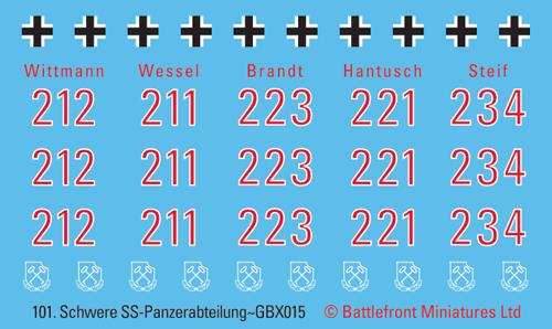 Flames of War: German Tiger Tank Platoon (Late War) - 