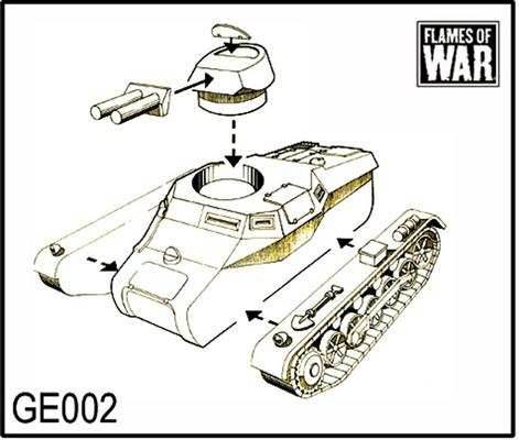 Flames of War: German Panzer I B (Early War) - 