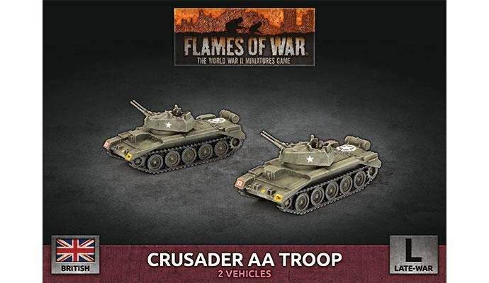 Flames of War: British Crusader AA Troop (Late War) - 