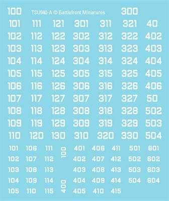 Team Yankee: Polish Decals - 