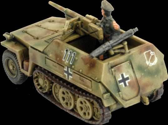 Flames of War: German SD KFZ 250 Transports (Late War) - 