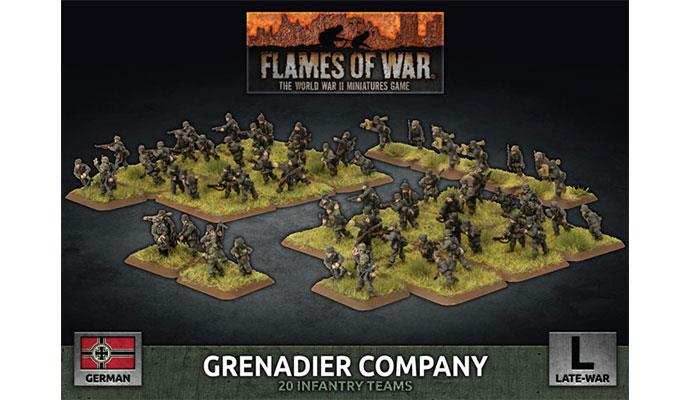Flames of War: German Grenadier Company (Late War) - 