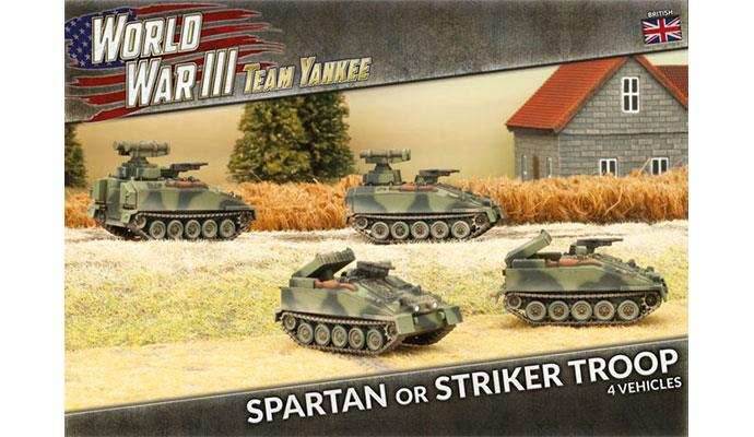 Team Yankee: British - Spartan or Striker Troop - 