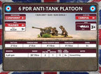 Flames of War: British 6 pdr Anti-tank Platoon (Late War) - 
