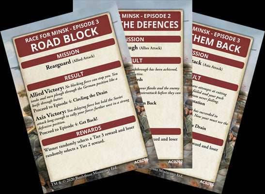Flames of War: Race for Minsk - ACE Campaign Card Pack - 