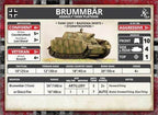 Flames of War: German Brummbar Assault Tank Platoon (Mid War) - 