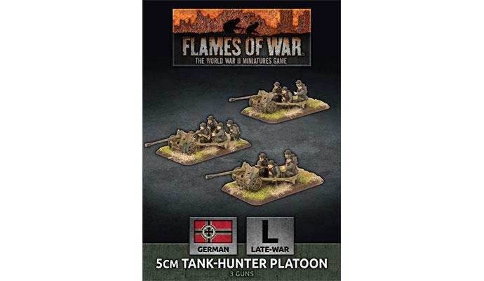 Flames of War: German 5cm Tank Hunter Platoon (Late War) - 