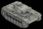 Flames of War: German Panzer III Tank Platoon (Mid War) - 