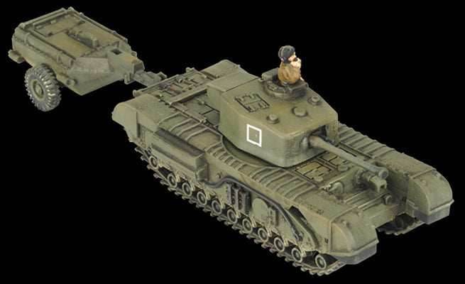 Flames of War: British Churchill Armoured Troop (Late War) - 