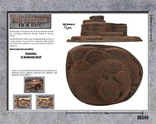 Battlefield in a Box: Badlands Bluff - Mars - 