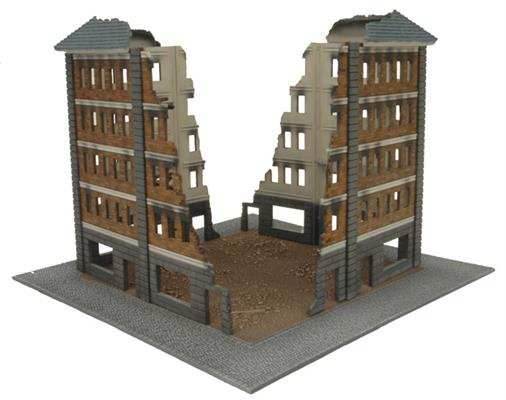 Flames of War: Ruined City Building Base - 