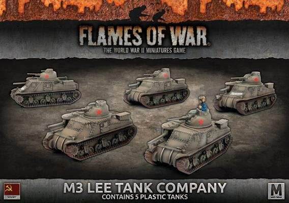 Flames of War: Soviet M3 Lee Tank Company (Mid War) - 