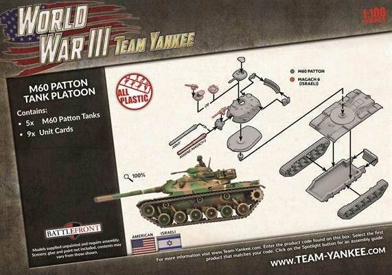 Team Yankee: M60A1/A3 Tank Platoon - 