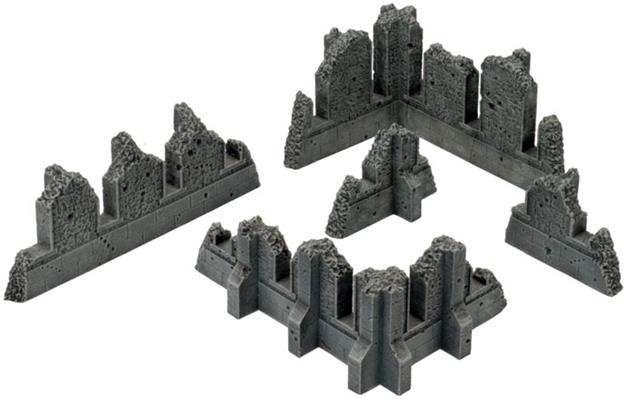 Battlefield in a Box: Gothic Battlefields - Ruined Walls - 