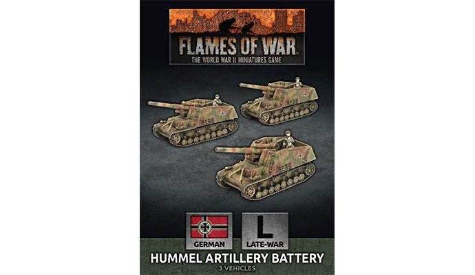 Flames of War: German Hummel Artillery Battery (Late War) - 