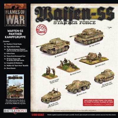 Flames of War: German Waffen-SS Panther Kampgruppe Army (Late War) - 