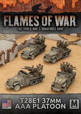Flames of War: American 28E1 37mm AAA Platoon (Mid War) - 