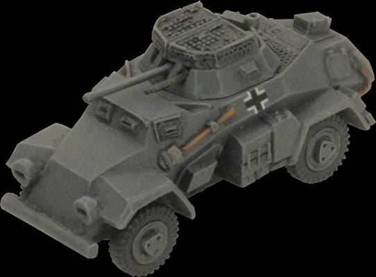 Flames of War: German SD KFZ 221 and 222 Light Scout Troop (Mid War) - 