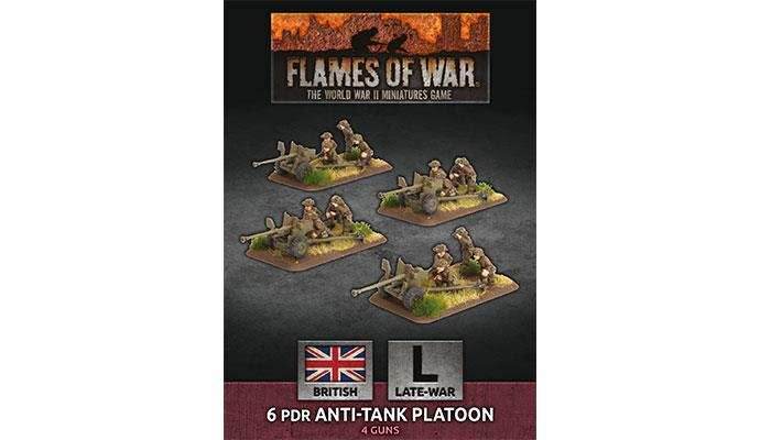 Flames of War: British 6 pdr Anti-tank Platoon (Late War) - 
