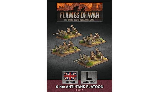 Flames of War: British 6 pdr Anti-tank Platoon (Late War) - 