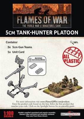 Flames of War: German 5cm Tank Hunter Platoon (Late War) - 
