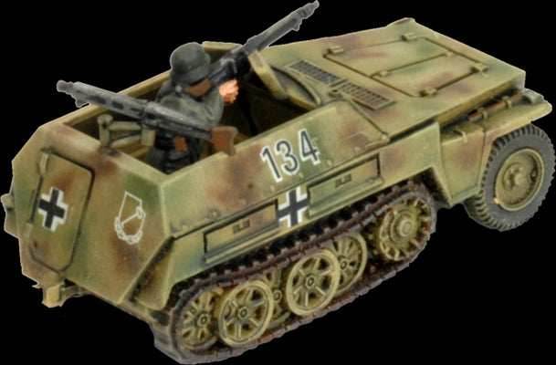 Flames of War: German Armoured Reconnaissance Company HQ (Late War) - 