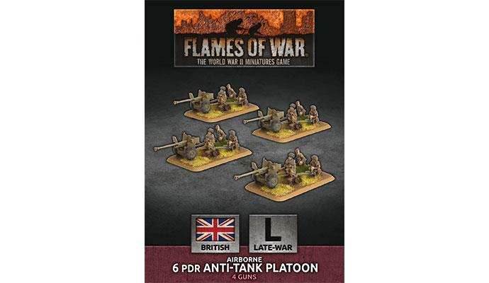 Flames of War: British Airborne 6pdr Anti-tank Platoon (Late War) - 