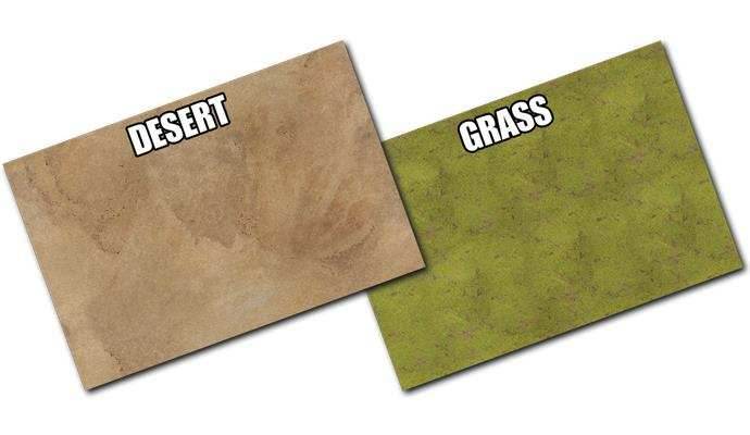 Battlefield in a Box: Gaming Mat - Grassland/Desert - 
