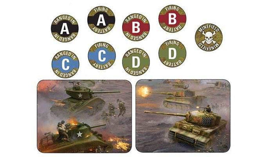 Flames of War: Late War Mission Token Set - 