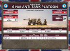 Flames of War: British Airborne 6pdr Anti-tank Platoon (Late War) - 
