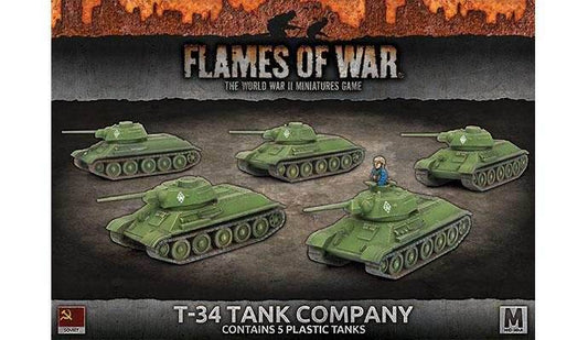 Flames of War: Soviet T-34 Tank Company (Mid War) - 