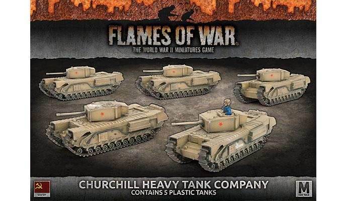 Flames of War: Soviet Churchill Heavy Tank Company (Mid War) - 