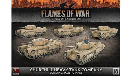 Flames of War: Soviet Churchill Heavy Tank Company (Mid War) - 