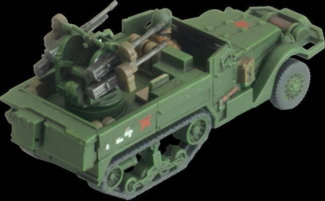 Flames of War: Soviet ZSU M17 Anti-Aircraft Platoon (Late War) - 