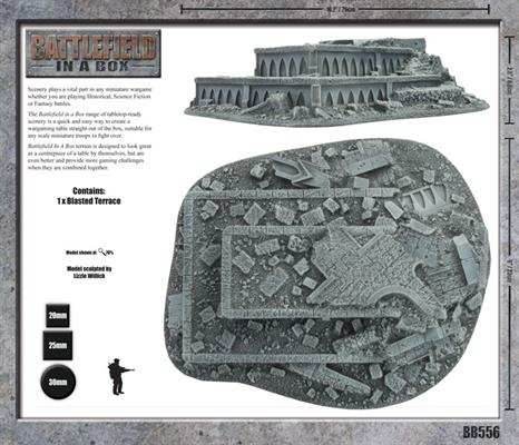 Battlefield in a Box: Gothic Battlefields - Blasted Terrace - 