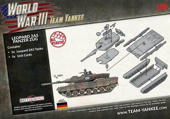 Team Yankee: West German Leopard 2A5 Panzer Zug - 