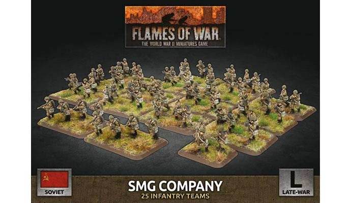 Flames of War: Soviet SMG Company (Late War) - 