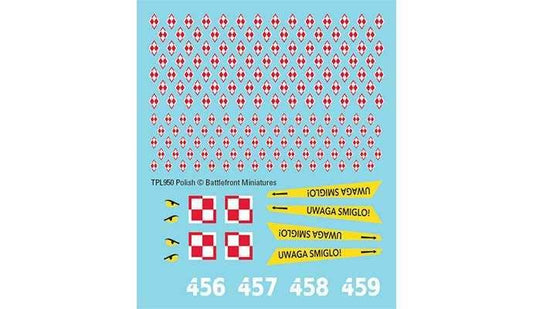 Team Yankee: Polish Decals - 