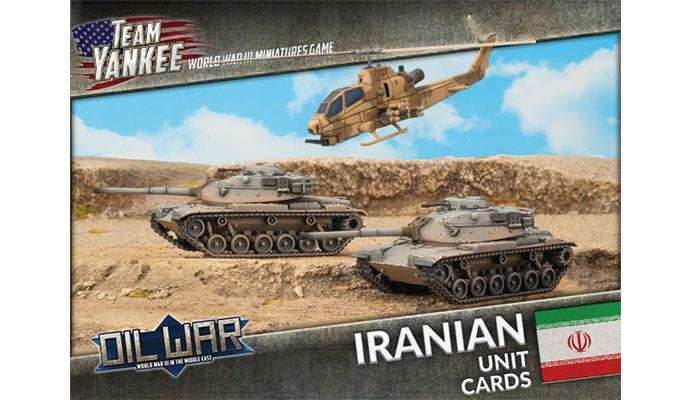 Team Yankee: Iranian Unit Cards - 