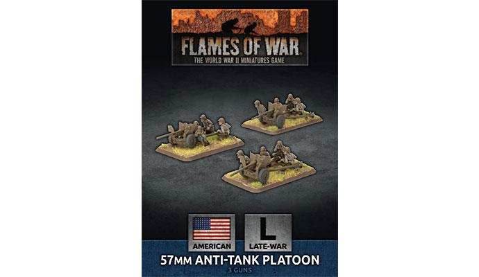 Flames of War: American 57mm Anti-Tank Platoon (Late War) - 