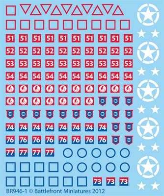 Flames of War: British Decals (Late War) - 