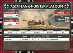 Flames of War: German 7.5cm Tank-Hunter Platoon (Late War) - 