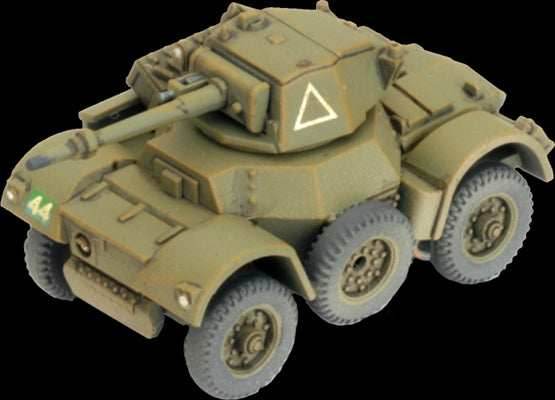 Flames of War: British Daimler Armoured Car Troop (Late War) - 
