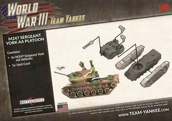 Team Yankee: M247 Sergeant York AA Platoon - 