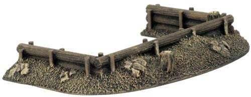 Flames of War: Log Emplacements - Gun Pit Markers - 