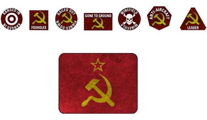 Team Yankee: Soviet Token Set - 