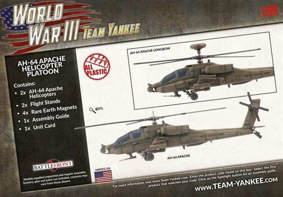 Team Yankee: AH-64 Apache Helicopter Platoon - 