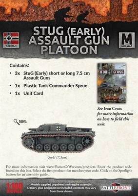 Flames of War: German StuG (Early) Assault Gun Platoon (Mid War) - 